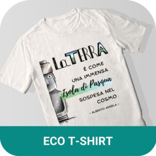 t-shirt maglietta donna uomo bambino idea regalo ecologica cotone isola di pasqua